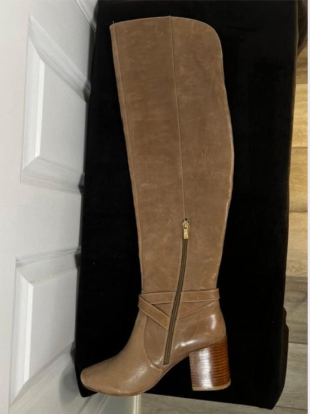 Matiko Lakota Over-The-Knee Boots in Tan Leather – Size 9 / 39 Euro - NEW - Picture 8 of 12